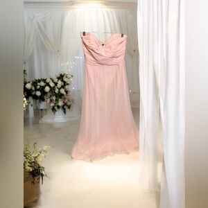 Lauren Ralph Lauren Soft Pink Strapless Dress size 8